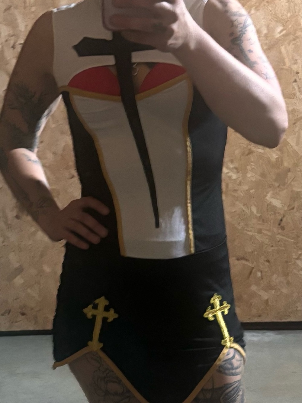 Black and White Men’s Graphic Shorts with Gold Trim